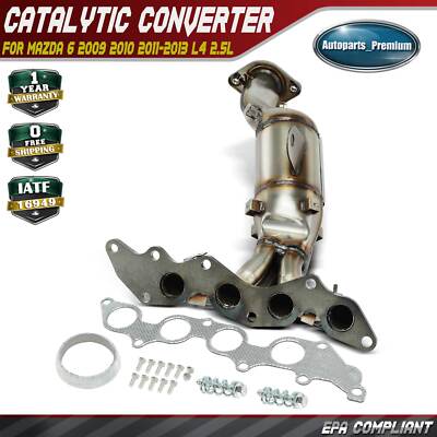 Catalytic Converter w/ Exhaust Manifold for Mazda 6 2009 2010 2011-2013 L4 2.5L