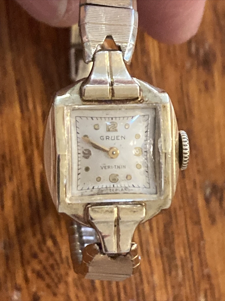 Gruen veri top thin ladies watch