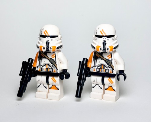 2x Lego Clone Airborne Trooper Minifigur 212th Phase 2 Star Wars sw0523