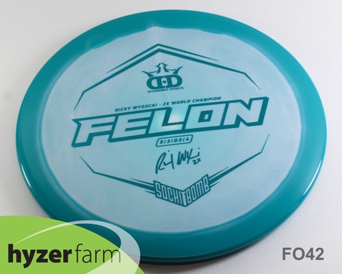 Dynamic WYSOCKI FUZION ORBIT FELON *pick weight & color* Hyzer Farm disc golf - Picture 43 of 51