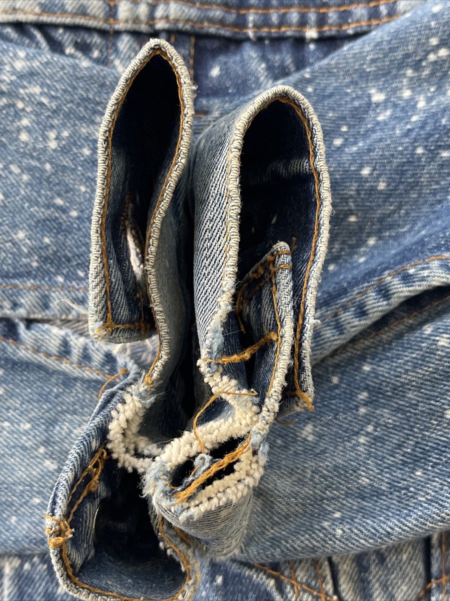 Vintage 80s-90s Levi's Galactic Speckled Denim Jacket Teen Vintage 80s-90s Levi's Galactic Speckled Denim Jacket Teen