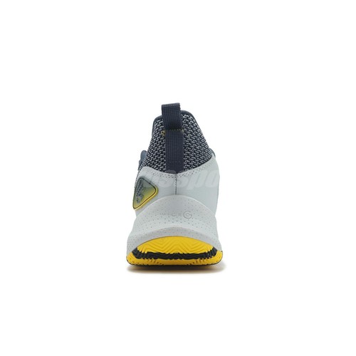 Under Armour Curry 3Z 24 UA Grey Yellow Men Basketball Hoopers Shoes 3027626-044 - Picture 4 of 8