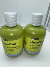 DevaCurl Low-Poo Original Mild Lather Cleanser For Curls ~ 12 oz *Pack of 2***