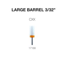 Cre8tion Carbide Nail Drill Bit 3/32'' Shank  17168 - Ceramic Large Barrel CXX