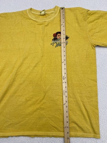 Sweet Wahine Hawaiian Tshirt Yellow Mens XL Yellow Retro - 第 9/9 張圖片