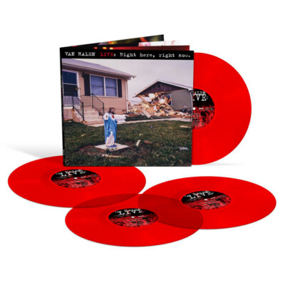 VAN HALEN LIVE Right here レコードRED VINYL Van Halen Live Right Here Right Now 2023 RSD Record Store Day 4LP
