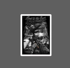 Bad Biker Sticker USA Cigar Motorcycle NEW