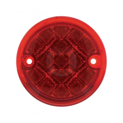 17 LED Dual Function Watermelon Double Face Light - Amber & Red LED Amber Red Lens United Pacific 39798