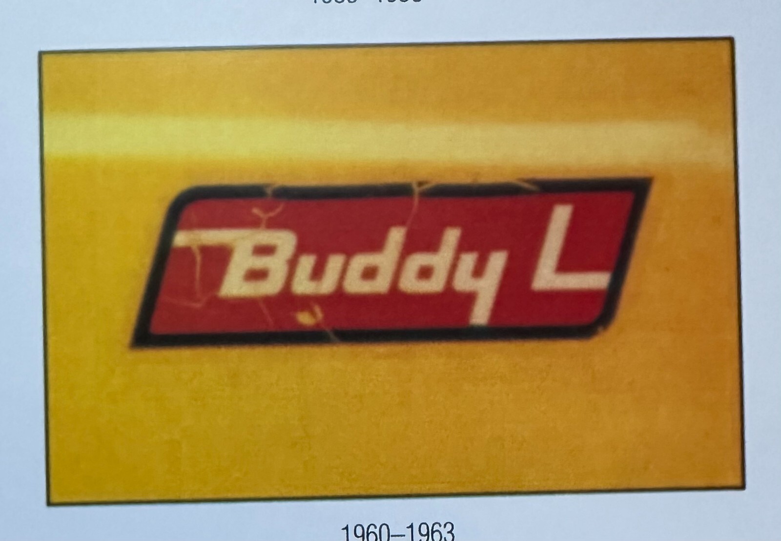 BUDDY L Decal/Sticker 1960-1963 | eBay