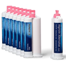 MARK3 VPS Alginate alternative, Fast set, Mint flavor, 8 x 50ml Cartridges.