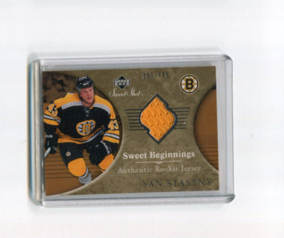 2006-07 Upper Deck Sweet Shot Sweet Beginning Yan Stastny Rookie Jersey 239/499