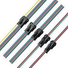 Led Strip JST Connector 2/3/4/5/6pin Male And Female For 5050 led strip15cm Wire