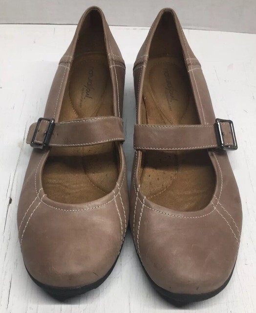 Naturalizer Natural Soul Mary Jane Flats Finnegan White Leather Size 7 1/2 W | eBay