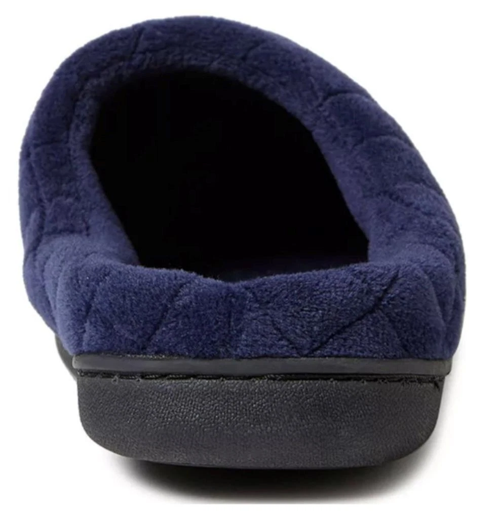 NWB WOMENS DEARFOAM DARCY VELOUR CLOG QUILTED CUFF SLIPPERS