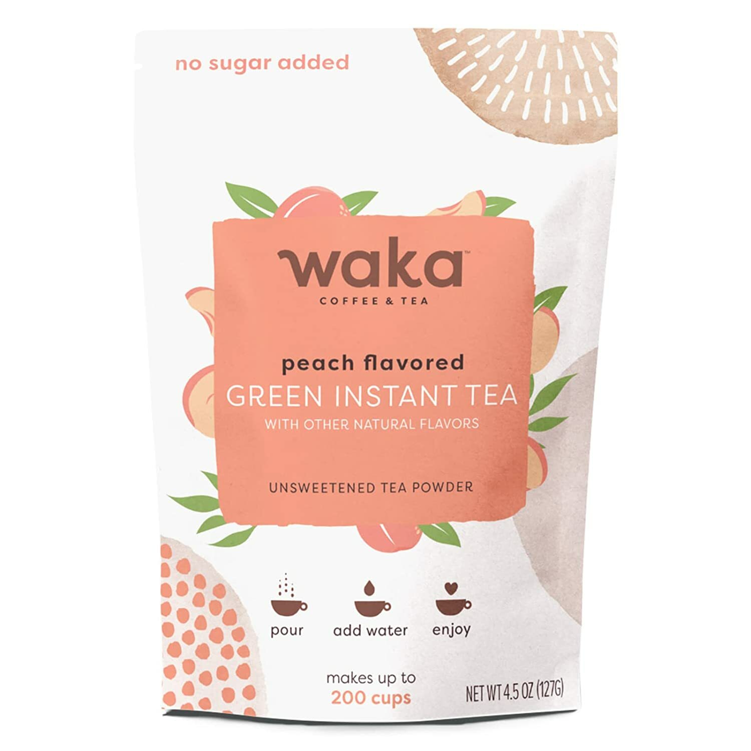 , Kenyan & Chinese, Peach Green Tea Powder