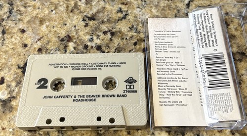 JOHN CAFFERTY & THE BEAVER BROWN "Roadhouse" Cassette Tape FZT 40980 - Picture 5 of 5