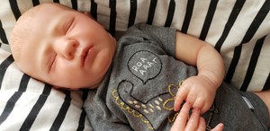 realborn logan sleeping