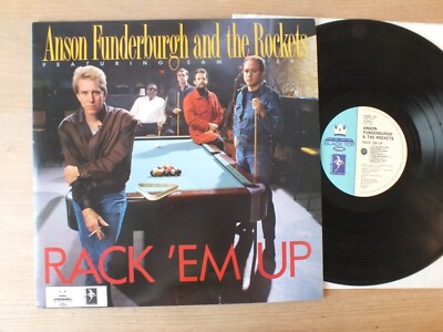 Anson Funderburgh And The Rockets - Rack 'em Up  UK  1989   LP  Vinyl  mint-