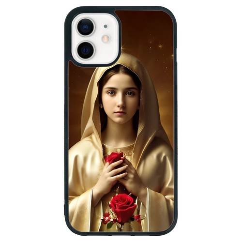 For iPhone SE XS XR Max 5 6 7 8 Plus Virgin Mary Blessed Mother Anti fingerprint - Picture 11 of 25
