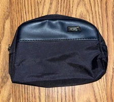 Tumi For Delta Small Black Amenity Kit Toiletry Bag NO Amenities Case ONLY