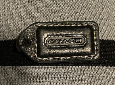 VINTAGE COACH BLACK PURSE HANDBAG HANG TAG CHARM * | eBay