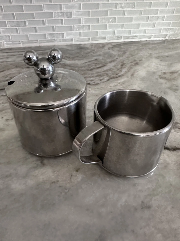 Juego de azúcar y crema coleccionable Disney Mickey Mouse con cubierta para orejas Foto 2 de 4