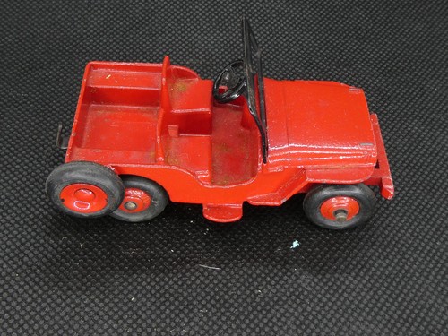 Dinky Toys 25Y 405 UNIVERSAL JEEP in RED with Dual number BOX - Picture 4 of 15