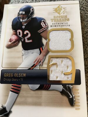 2007 Upper Deck SP Rookie Threads Greg Olsen 089/150