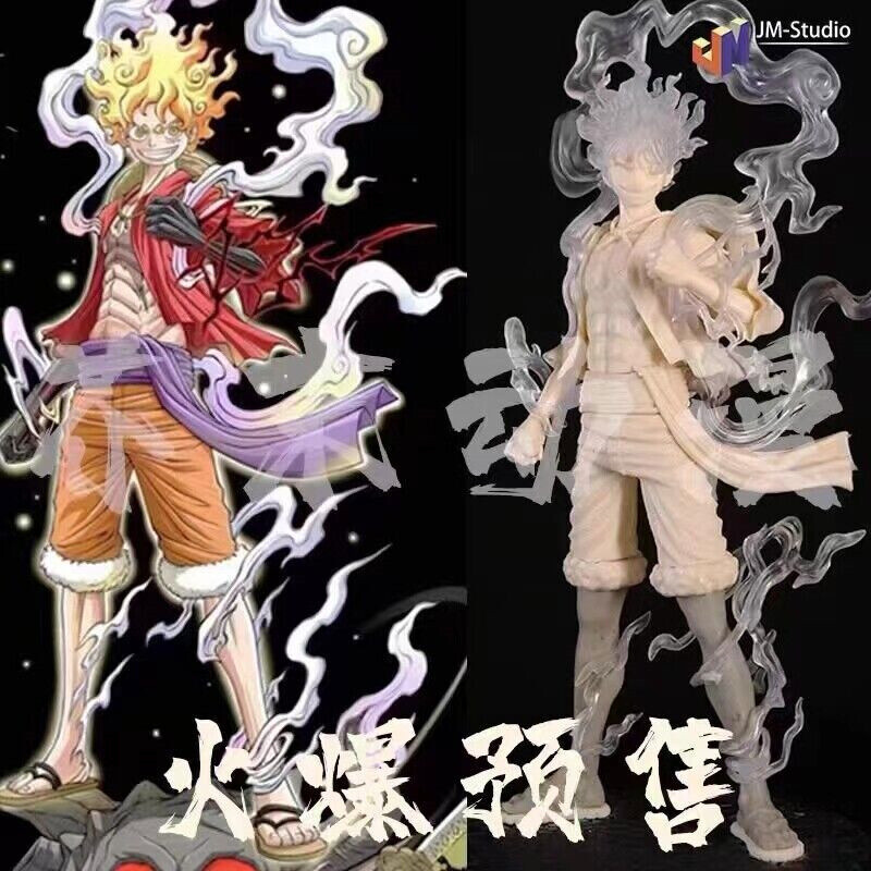 Estátua Monkey D. Luffy Gear 5 Nika One Piece Onigashima Super Bomb Studio  Figure - Laventy