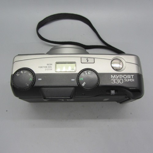 Ricoh MyPort 330 Super 35mm Film Point and Shoot Camera Silver Tested - Picture 4 of 9