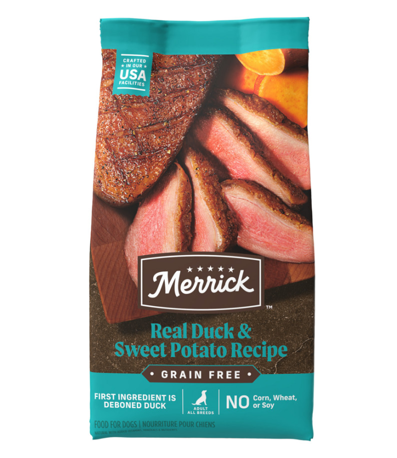 Merrick Grain-Free Real Duck & Sweet Potato Recipe Dry Dog Food, 22-lb bag
