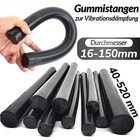 Gummi Rundstab Material Vollstab Stange Stab Ø 16/19/21/25/30/35/40/45/50-150mm