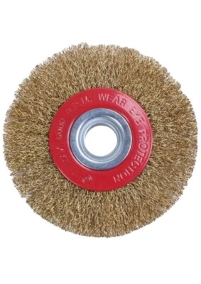 TITAN 8" Bench Grinder Brass Steel Wire Wheel 200mm X 20mm 16mm Bore