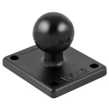 RAM-B-347U Ram Mounts 2" x 1.7" Base w/ AMPS 1" Ball for Garmin Zumo, TomTom