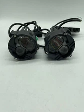 COLIGHT 100W Motorcycle Fog Lights 3,0000 LM Amber White Strobe Pod Lights”READ”