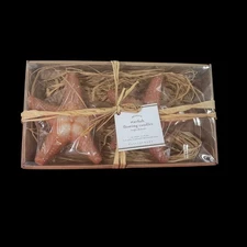 Pottery Barn Starfish Floating Candles Ocean Nautical Beach House Decor Set of 2
