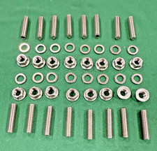 48 Pcs Bbc Chevy Header Stud Kit Bolts Stainless Steel 396 402 427 454 502 New