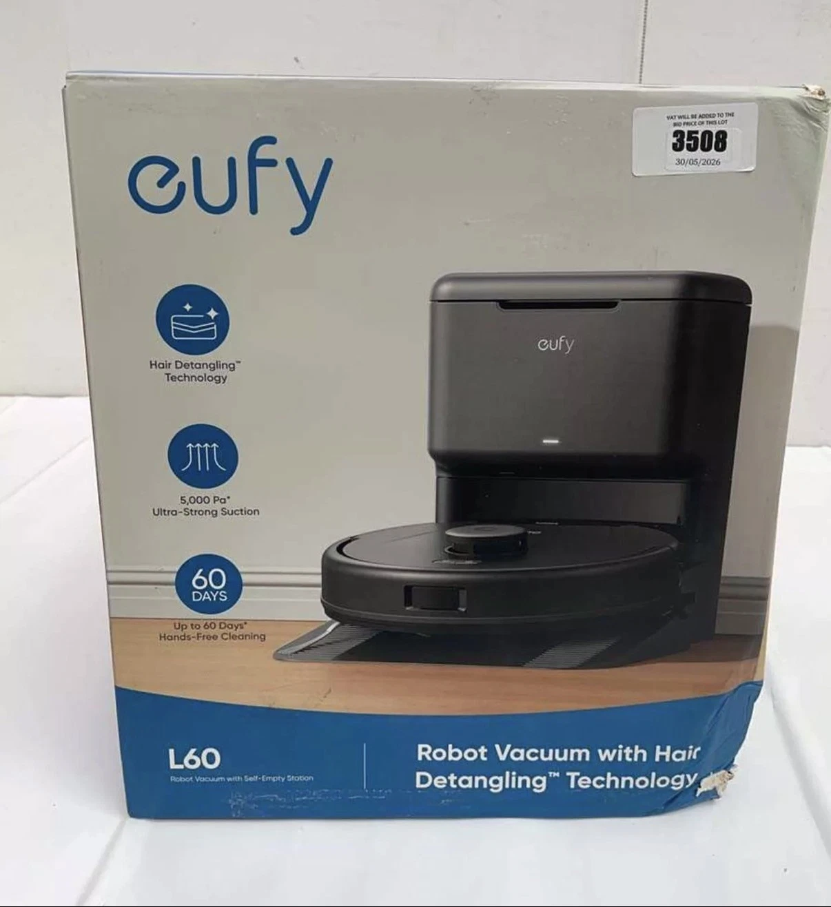 Eufy L60 Hybrid Robot Vacuum Cleaner &Mop and Self-Empty Station 5,000 Pa
Opens in a new window or t