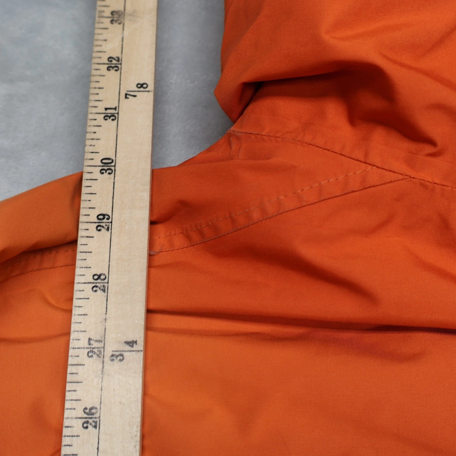 Planet Earth Jacket Mens Large Orange Ski Snow Waterproof Hooded Full Zip VTG image 10