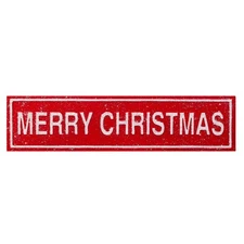 RAZ IMPORTS 31.5''MERRY CHRISTMAS SIGN