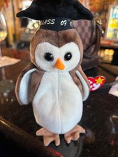 Ty Original Beanie Baby Wise The Graduation Owl Class Of '98