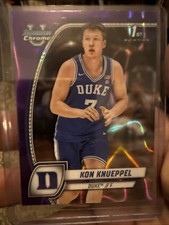 KON KNUEPPEL 2025 Bowman Chrome U Purple Lava Refractor 1st Bowman #48 Duke RC!