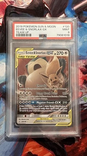 Eevee & Snorlax GX 120/181 Sm-Team Up Holo