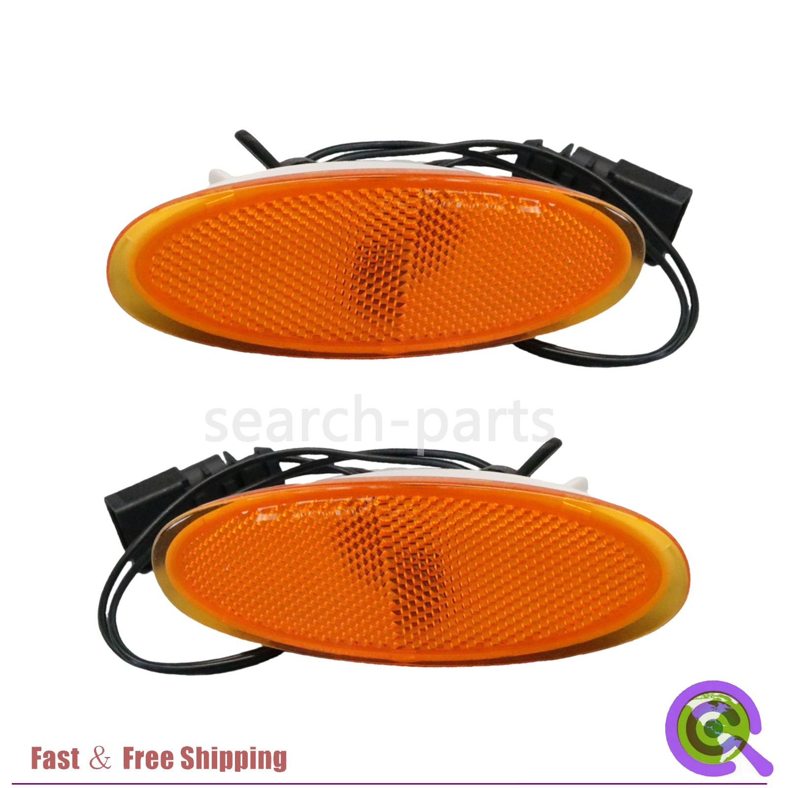 2Pcs Front Bumper Side Marker Light Lamp for Bentley Gt Gtc Flying Spur US Stock