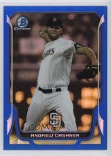2014 Bowman Chrome Blue Refractor /250 Andrew Cashner #66 0b3