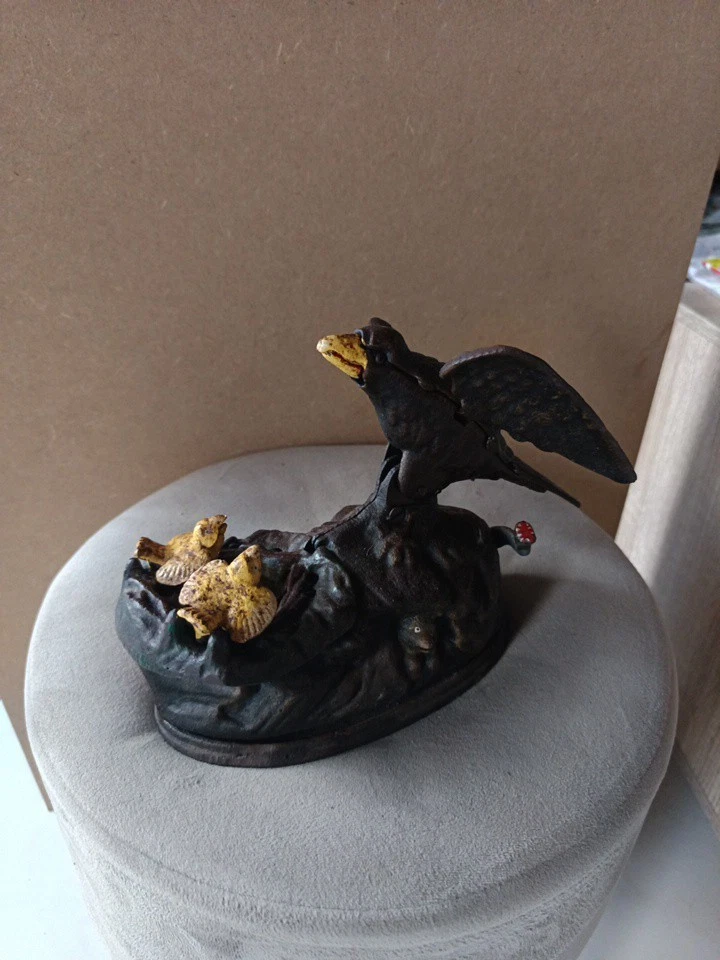 Tirelire Ancienne En Fonte The Book Of Kwowledde - Photo 4/4