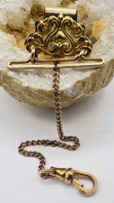 Bates & Bacon Edwardian Gold Filled GF Watch Chain