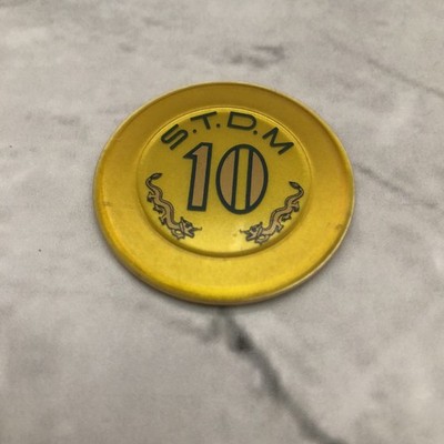 Jeton STDM 10 Gold  Casino chip