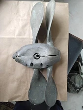 Antique  Early 1900 Bronze Propeller 
