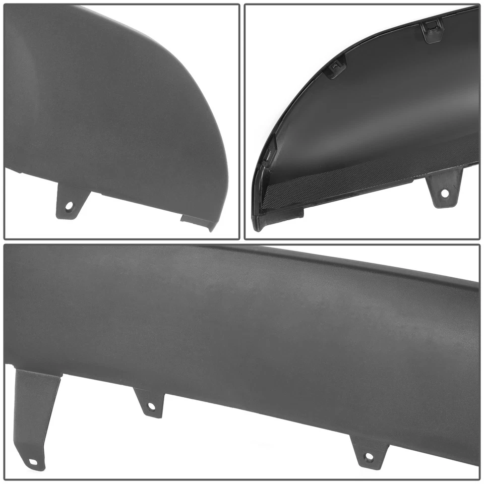 Parachoques trasero Fit 16-18 Toyota RAV4 LE Limited SE XLE cenefa inferior gris texturizado Foto 2 de 3